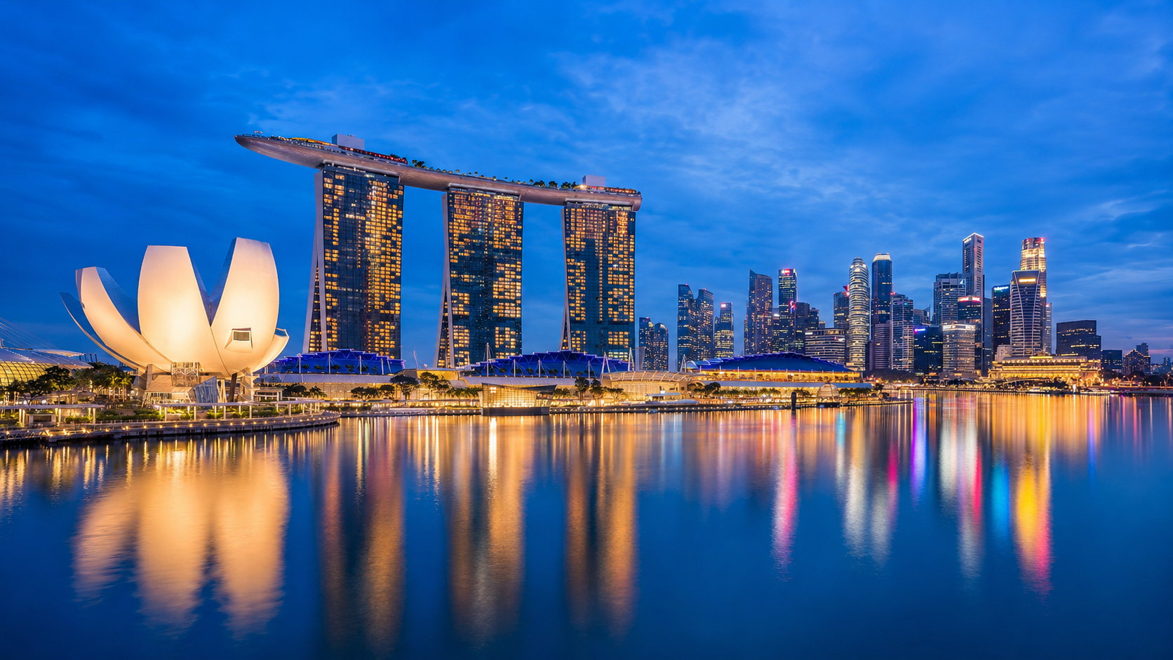 Singapore skyline and Marina Bay Sands for ICPP 2026
